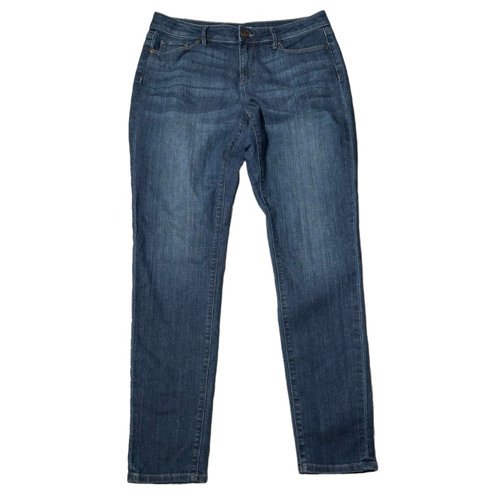 Loft Outlet Curvy Skinny Denim Jeans Women's Size 10 Mid Rise Stretch Casual
